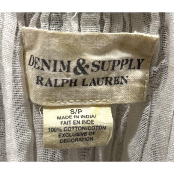 Women’s Ralph Lauren Denim & Supply Boho Embroidered Shirt Size S *C1 - Picture 3 of 4